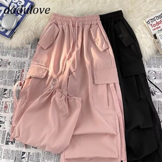 DaDulove💕 New American Ins High Street Thin Overalls Casual Pants Niche High Waist Wide Leg Pants Trousers