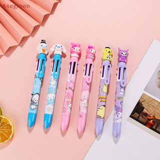 [Asegreen] ปากกามาร์กเกอร์ ลายการ์ตูน Sanrio My Melody 6 สี สําหรับเด็กผู้หญิง 1 ชิ้น