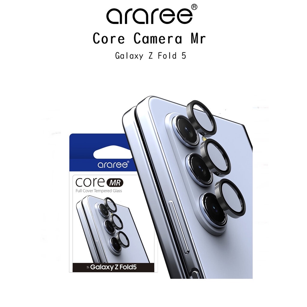 araree-core-camera-mr-ฟิล์มเลนส์กล้องอลูมิเนียมเกรดพรีเมี่ยมจากเกาหลี-ฟิล์มสำหรับ-galaxy-z-fold5-1-ชิ้น
