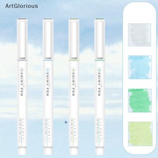 Art ชุดเครื่องเขียน ปากกามาร์กเกอร์ กลิตเตอร์ เรืองแสง 4 สี 1 ชุด