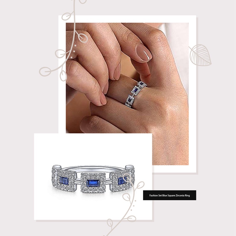 fancy-แหวนแต่งงาน-รูปเรขาคณิต-สีขาว-สีฟ้า-หรูหรา-สําหรับผู้หญิง