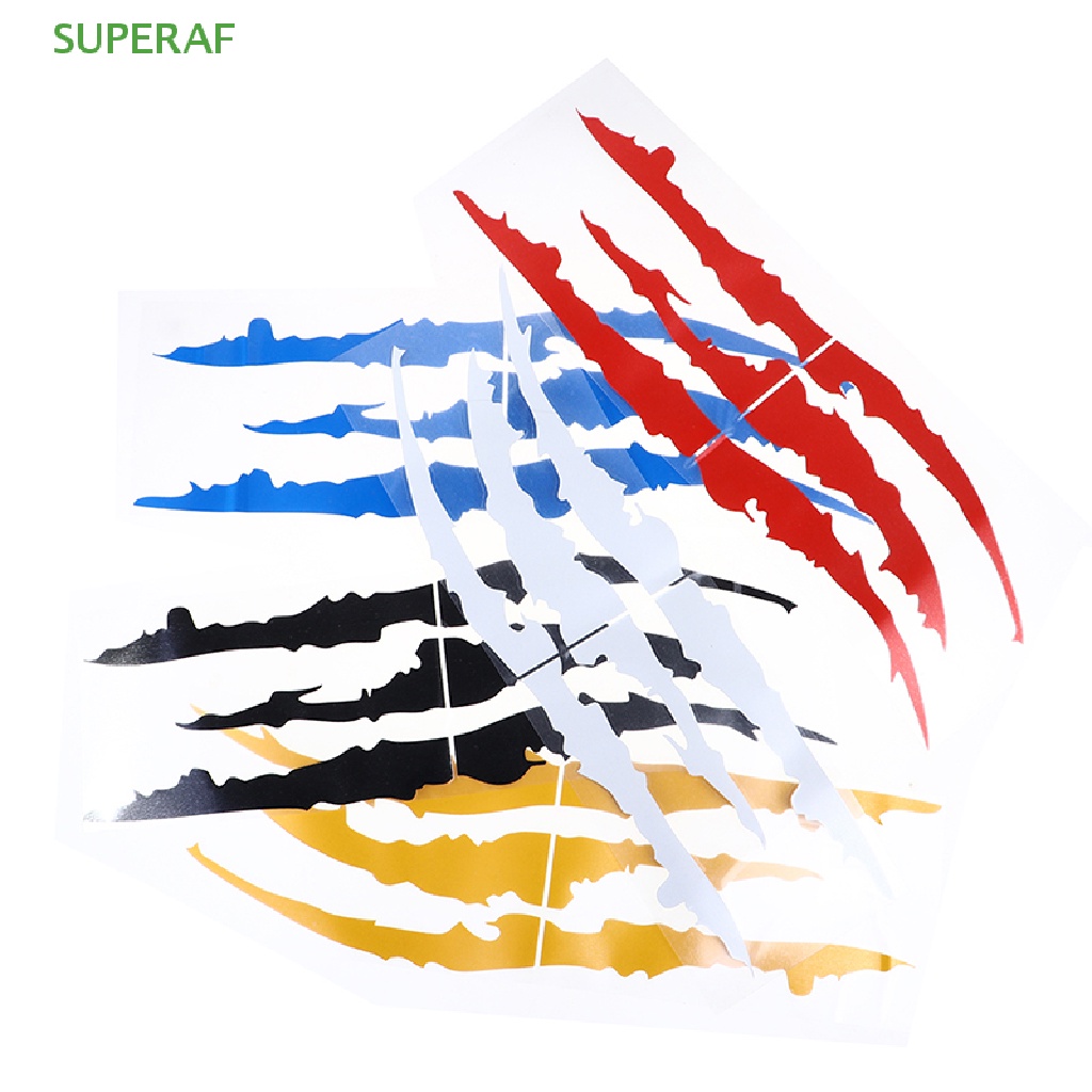 superaf-สติกเกอร์สะท้อนแสง-ลายกรงเล็บมอนสเตอร์-สําหรับติดไฟหน้ารถยนต์-ขายดี