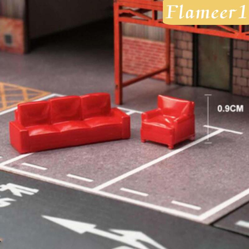 flameer1-โซฟาเรซิ่น-สีเบจ-สําหรับตกแต่งบ้านตุ๊กตา-1-64-2-ชิ้น