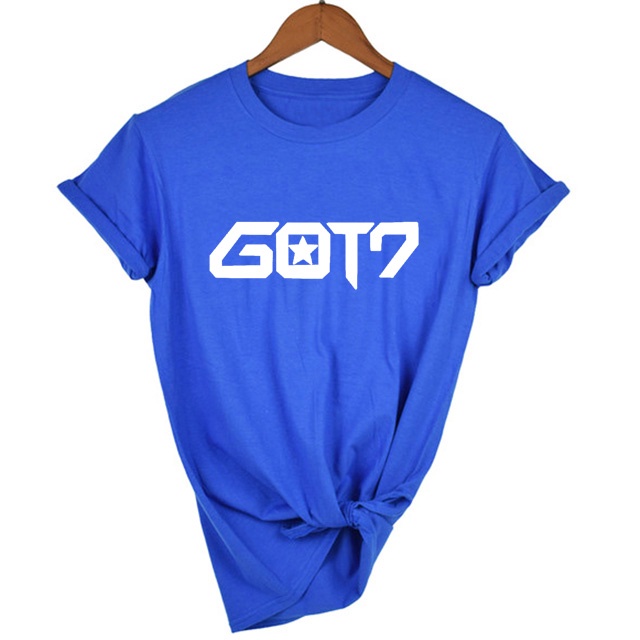 hot-sale-เสื้อยืดแขนสั้นคอกลมพิมพ์ลาย-kpop-got-7-สำหรับผู้หญิง