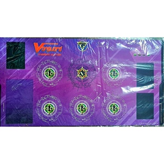 Vanguard V Fighter’s Rubber Play Mat purple / แผ่นรองเล่น สนามเล่นการ์ดแบบยาง ลายแวนการ์ดวี สีม่วง