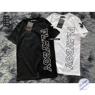 พร้อมส่ง 🐰 เสื้อยืดเพย์บอย playboy งานสกรีนข้าง แบบใหม่ล่าสุด