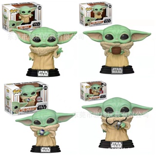 Pop Star Wars Merchandise Yoda ชามใส่อาหาร รูปกบ สําหรับเด็กทารก 379#398#โมเดลฟิกเกอร์ Yoda FUUU สําหรับตกแต่ง