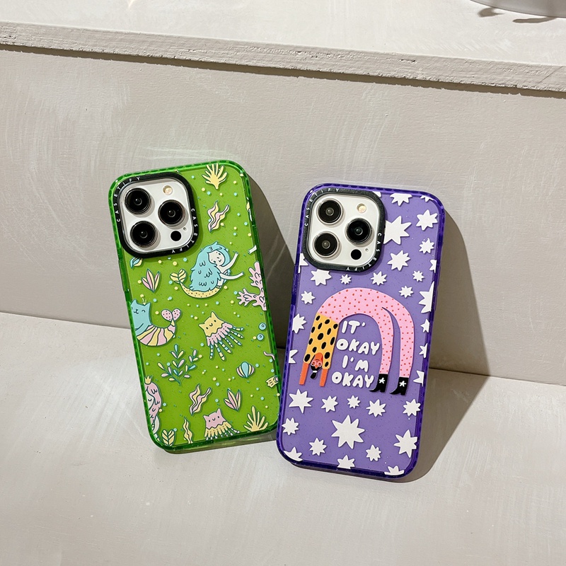 เคสโทรศัพท์มือถือซิลิโคน-tpu-ลาย-im-ok-mermaid-น่ารัก-สําหรับ-iphone-11-12-13-14-pro-max