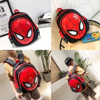 กระเป๋าสะพาย เป้อนุบาล 3D ขนาด 12" Spiderman เป้ซุปเปอร์ฮีโร่