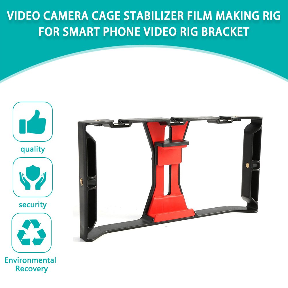 video-camera-cage-stabilizer-film-making-rig-for-smart-phone-video-rig-โทรศัพท์มือถือ-hand-grip-bracket-holder-stabilizer