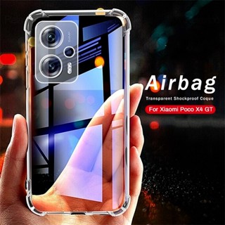 Xiaomi Poco F5 Pro F4 F3 GT X5 X4 Pro X4 X3 GT 5G Transparent Shockproof Case Soft TPU Back Clear Cover AirBag Corners Protection Phone Casing