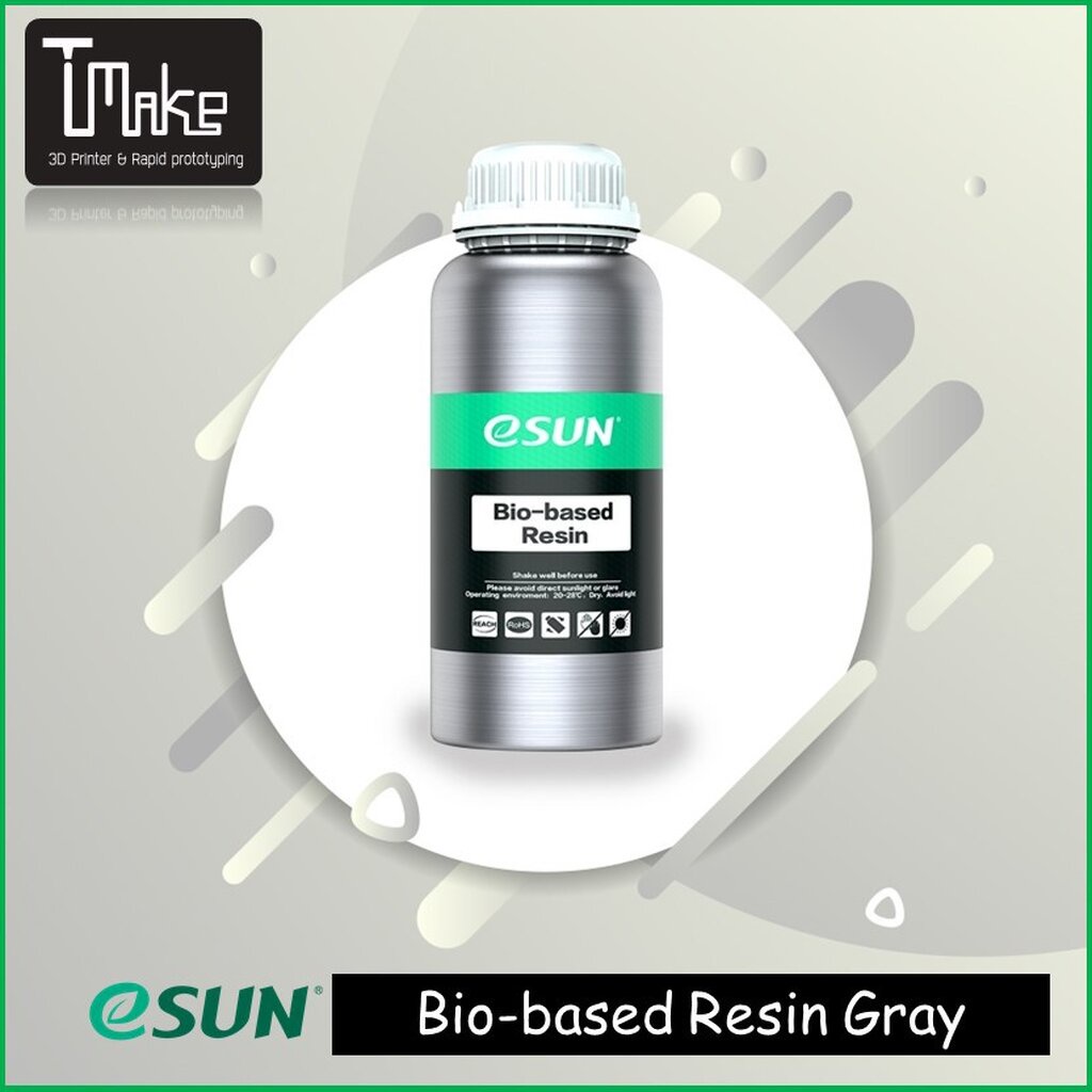 ภาพหน้าปกสินค้าeSUN Bio-based Resin Gray 0.5 kg -1 kg