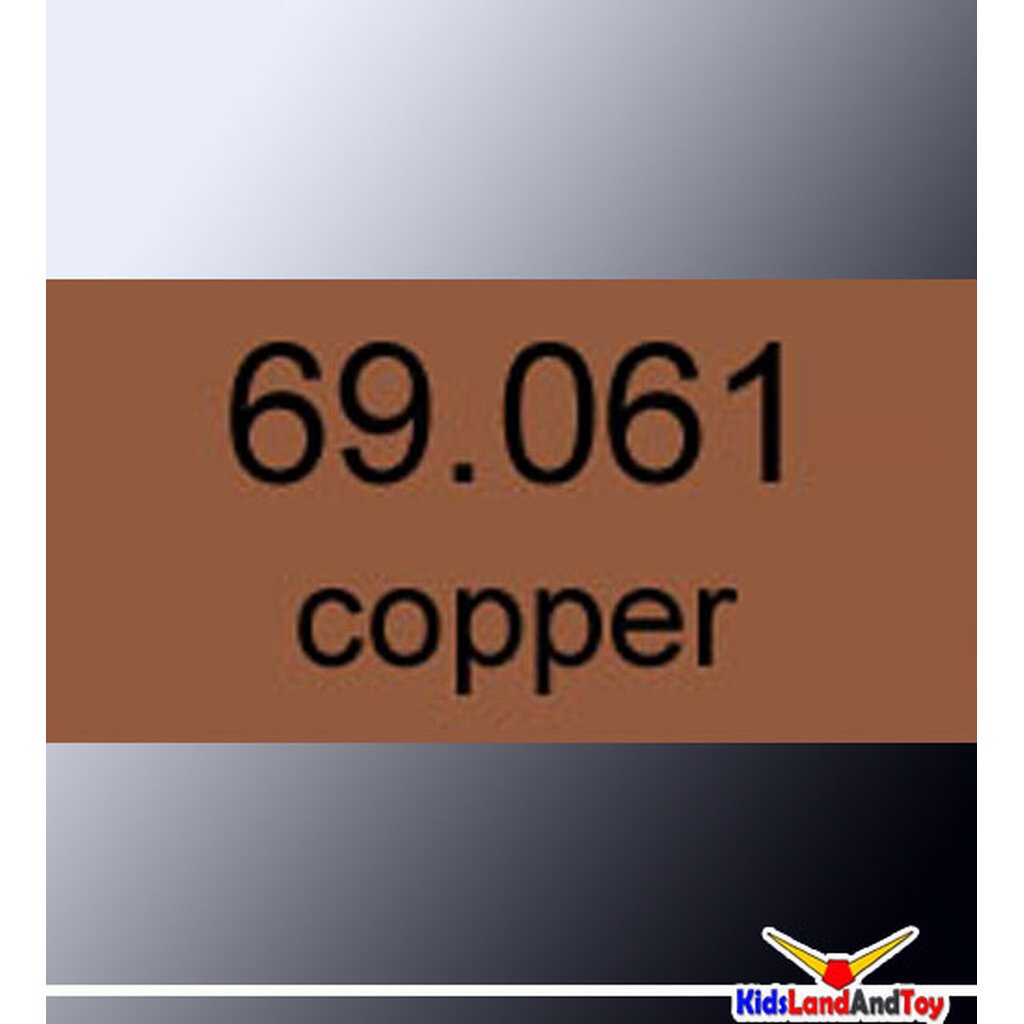 Peinture Acrylique Vallejo Mecha Color 69061 - Cuivre - Pot De 17ml - Pour Maquettes Et Modélisme