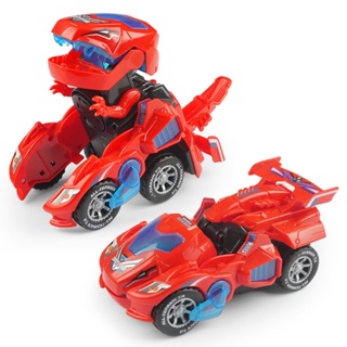 รถของเล่นไดโนเสาร์ Chariot Light Musical Elastic HG-788 Universal Wheel Dinosaurs Cars Toys For Kid