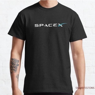 Spacex เสื้อยืดลําลอง แขนสั้น ใส่สบาย แฟชั่นใหม่ สําหรับผู้ชาย และผู้หญิง คู่รัก