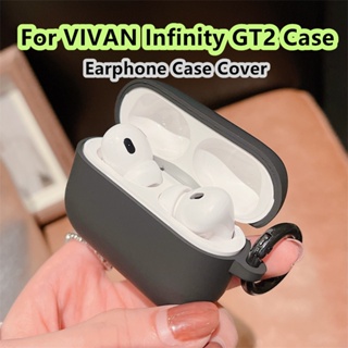 【พร้อมส่ง】เคสหูฟัง แบบนิ่ม สีมาการอง สําหรับ VIVAN Infinity GT2 VIVAN GT2