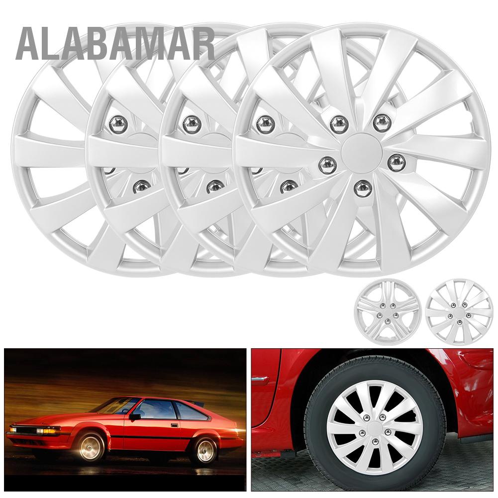 alabamar-4-ชิ้นตั้ง-15-นิ้วฝาครอบดุมล้อชุดสกินล้อฝาครอบเงินชิ้นส่วนดัดแปลงอัตโนมัติสำหรับ-r15-ยางขอบเหล็ก