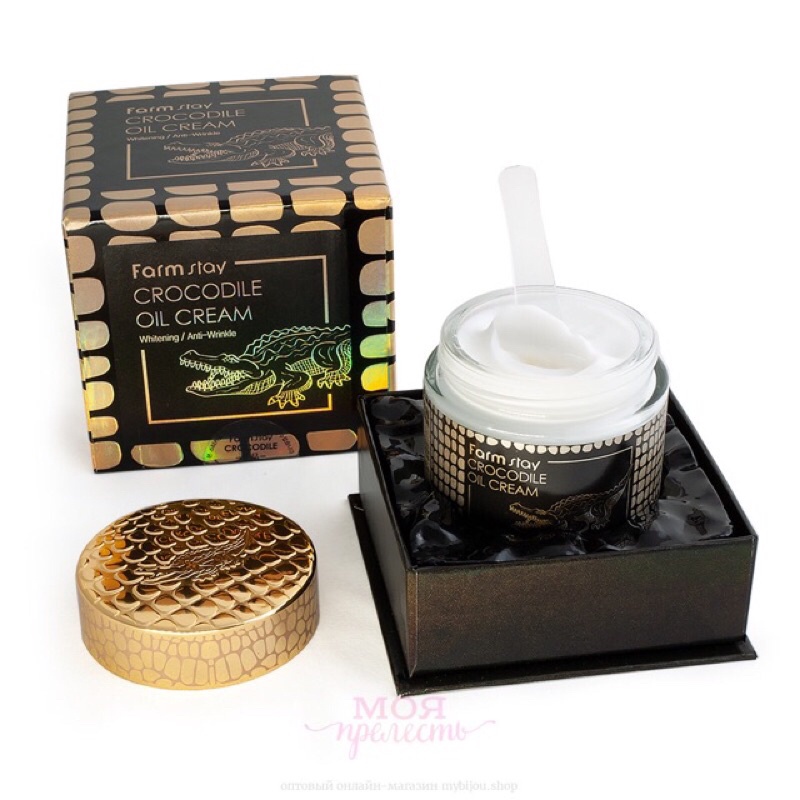 ครีมน้ำมันจระเข้สุดฮิตจากเกาหลี-เคล็ดลับผิวสวย-farmstay-crocodile-oil-cream-70g