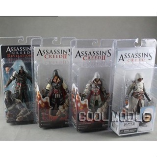 โมเดลตุ๊กตา Neca Assassins Creed 2 Atel White Killer EZIO Revelation ขนาด 23 ซม. เคลื่อนย้ายได้