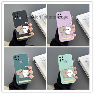 เคส realme c15 เคส realme c12 เคสโทรศัพท์มือถือ ซิลิโคน ลายแมว สําหรับ realme c15 realme c12