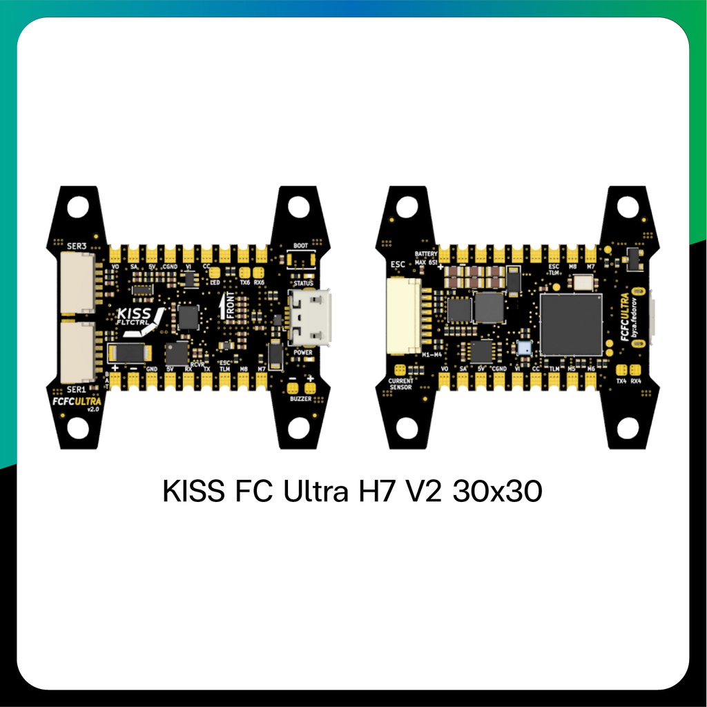 FC & STACK 30x30] KISS FCFC Ultra H7 V2 flight Control FC 30x30