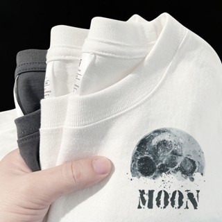 ขายดี!เสื้อยืดแขนสั้น ผ้าฝ้ายแท้ ทรงหลวม เข้ากับทุกการแต่งกาย แฟชั่นฤดูร้อน สไตล์อเมริกัน สําหรับผู้ชาย และผู้หญิง และนั