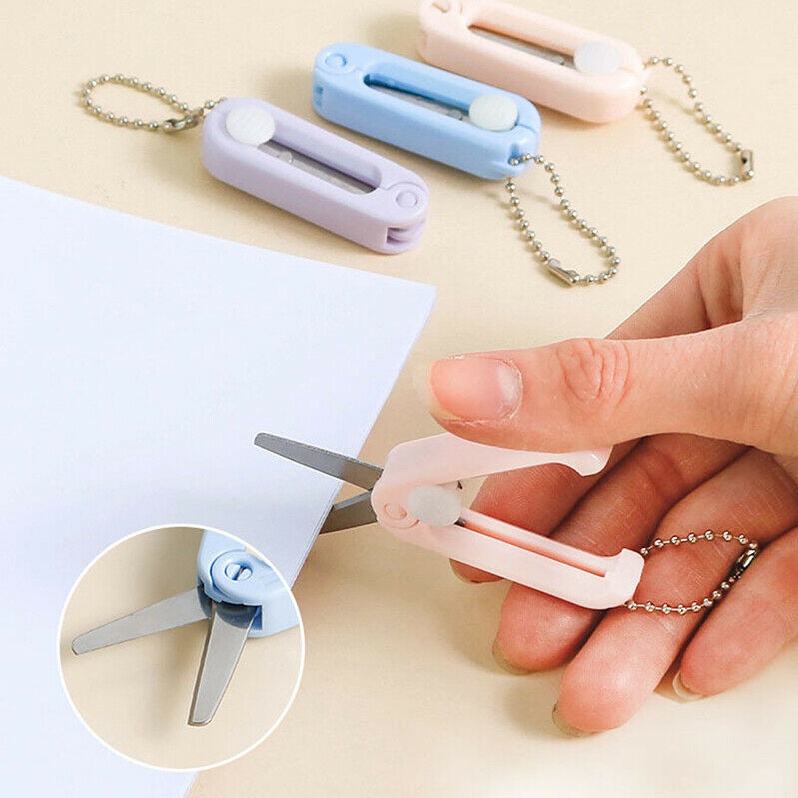 new-portable-scissors-office-students-mini-stainless-scissors-folding-scissors