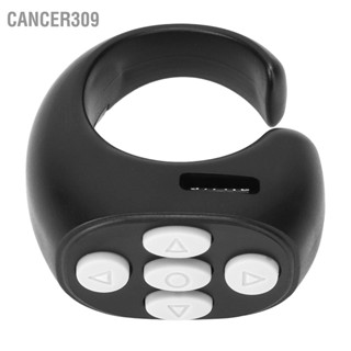 Cancer309 Bluetooth 5.3 Ring Remote Control Page Turner โทรศัพท์มือถือกล้องชัตเตอร์รีโมท Selfie สำหรับการอ่านวิดีโอ