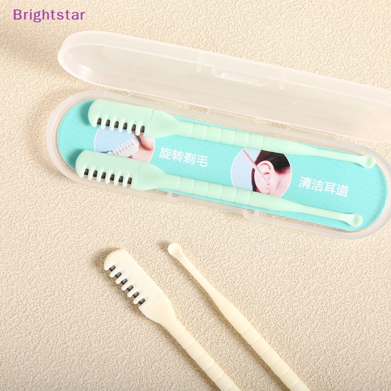 brightstar-อุปกรณ์กําจัดขนจมูก-แบบสองหัว-หมุนได้-360-องศา