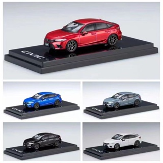 Hobby Japan 1: 64 Honda Civic FL1 11th อัลลอยด์ หล่อตาย   ของขวัญ 2023 ใหม่โมเดล รถ ของเล่นเด็กผู้ชาย ของขวัญวันเกิด ตกแต่งบ้าน