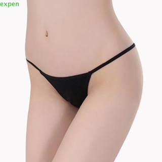 EXPEN Cotton Panties Plus Size Women Low Rise Thin Strappy V Strings