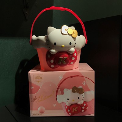 sanrio-november-ถังเก็บของเล่น-ลาย-kfc-christmas-train-hello-kitty-2021-ของเล่น-kfc-ของสะสม-คริสต์มาส-tvmk