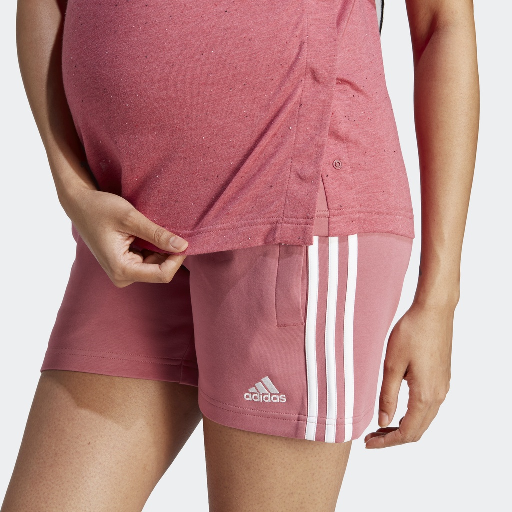 adidas-ไลฟ์สไตล์-เสื้อยืดสำหรับคุณแม่ตั้งครรภ์-ผู้หญิง-สีชมพู-ic9637