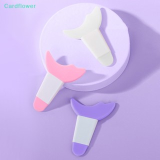 &lt;Cardflower&gt; แผ่นแม่แบบซิลิโคน ลายฉลุ สําหรับเขียนคิ้ว อายไลเนอร์ มาสคาร่า ขนตา