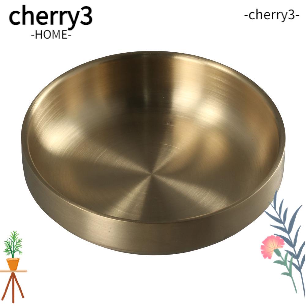 cherry3-จานสเตนเลส-ทรงกลม-ขนาดเล็ก-คุณภาพสูง-สําหรับใส่ซอส-น้ําสลัด-ข้าว