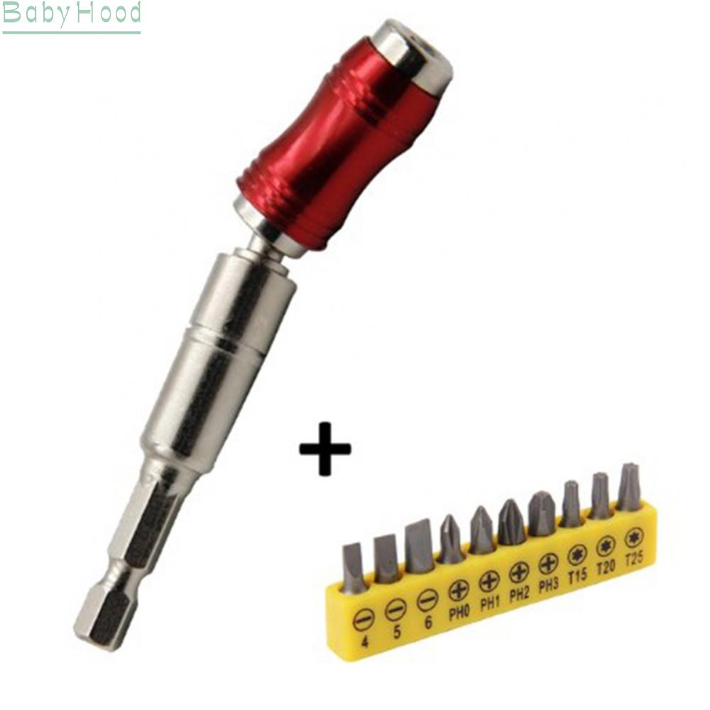 big-discounts-hex-bit-adapter-and-10pcs-screwdriver-bit-quick-change-drill-bit-bit-holder-bbhood