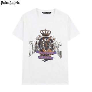 CODastella HH New Palm Angels T-shirt European and American ins wind short-sleeved cotton round neck black and white uni