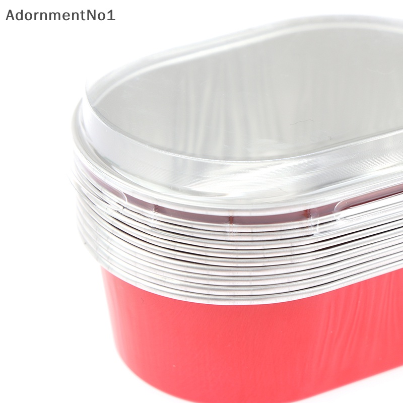 adornmentno1-แม่พิมพ์ฟอยล์อลูมิเนียม-ทนความร้อน-พร้อมฝาปิด-สําหรับทําคัพเค้ก-เบเกอรี่-10-ชิ้น