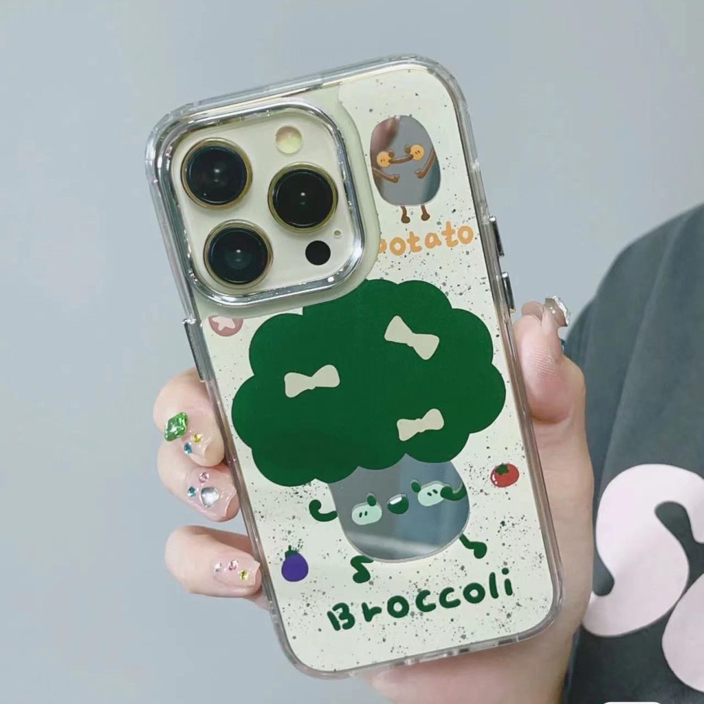 mirror-broccoli-phone-case-for-iphone14pro-13-12-11