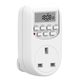 Sale! Electronic Digital Timer Switch UK Plug Kitchen Timer Outlet 220-240V 50Hz