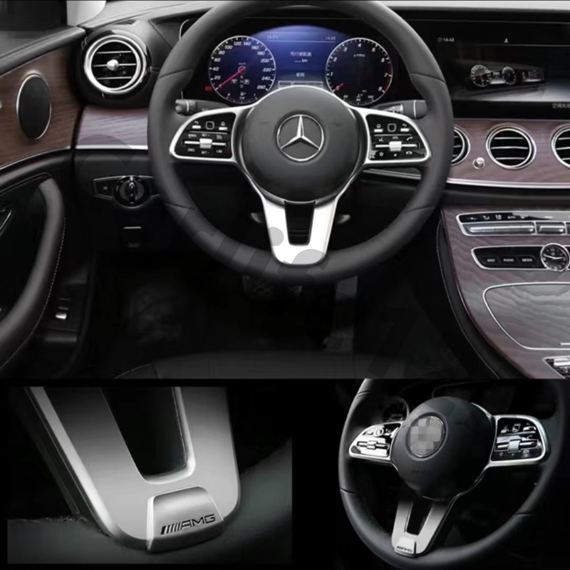 สติกเกอร์โลโก้-mercedes-benz-amg-c-class-e-class-e300l-สําหรับติดตกแต่งภายในรถยนต์