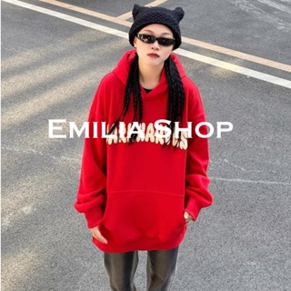 EMILIA SHOP  เสื้อผ้าผู้ญิง แขนยาว เสื้อฮู้ด  Unique Beautiful Korean Style สบาย A98J1H9 36Z230909