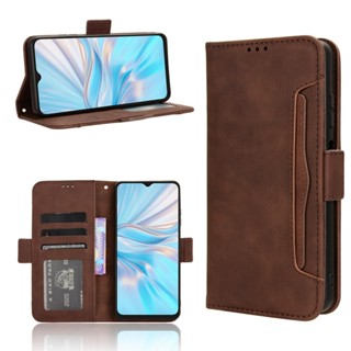 เคสหนัง PU ฝาพับแม่เหล็ก พร้อมช่องใส่บัตรหลายช่อง สําหรับ Blackview Oscal C70