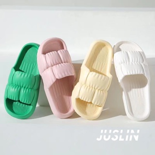 JUSLIN  รองเท้าแตะหญิง รองเท้าแตะ รองเท้า รองเท้าหัวโต เพิ่มความสูง 081203 Chic Stylish สวยงาม Korean Style B90H1Z5 37Z230910