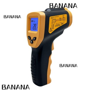 Banana1 เครื่องวัดอุณหภูมิอินฟราเรด D:S=12:1 -58℉ ถึง 1022℉ (-50°C ถึง 550°C) เครื่องวัดอุณหภูมิอาหารดิจิทัล อุณหภูมิในครัวเรือน สําหรับทําอาหาร