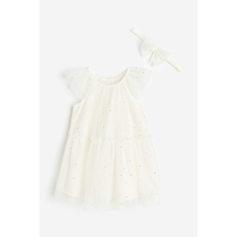 H&M Girl 2piece dress set 1147635_1 Shopee Thailand