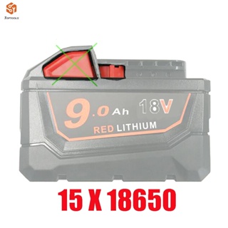 หัวเข็มขัดแบตเตอรี่ลิเธียมไอออน 18V 5 เซลล์ 10 เซลล์