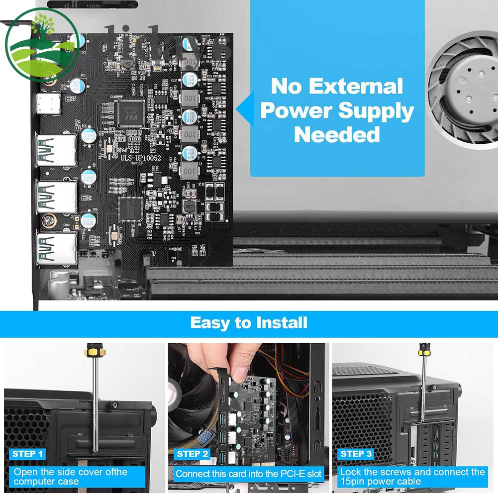 การ์ดต่อขยาย-pcie-x4-เป็น-usb-3-2-20gbps-3x-usb3-2-และ-tpyc-c-15w-2-ชิ้น-didays-th