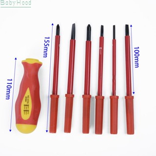 【Big Discounts】High quality Electricians Insulated Electrical Head Tool 15.5cm Screwdriver#BBHOOD