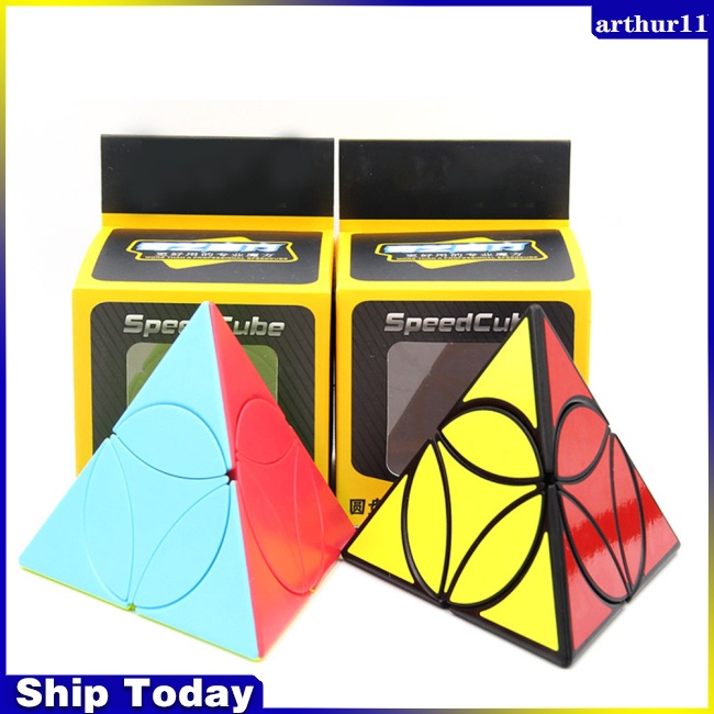 arthur-qiyi-disc-ลูกบาศก์ความเร็วพีระมิด-3x3x3-รูปทรงพิเศษ-ของเล่นเพื่อการศึกษา-สําหรับเด็ก